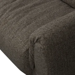 Woood 2-zits Bank Baggy Geweven Stof Warmgrijs Melange