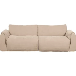 Woood 2-zits Bank Baggy Geweven Chenille Zand