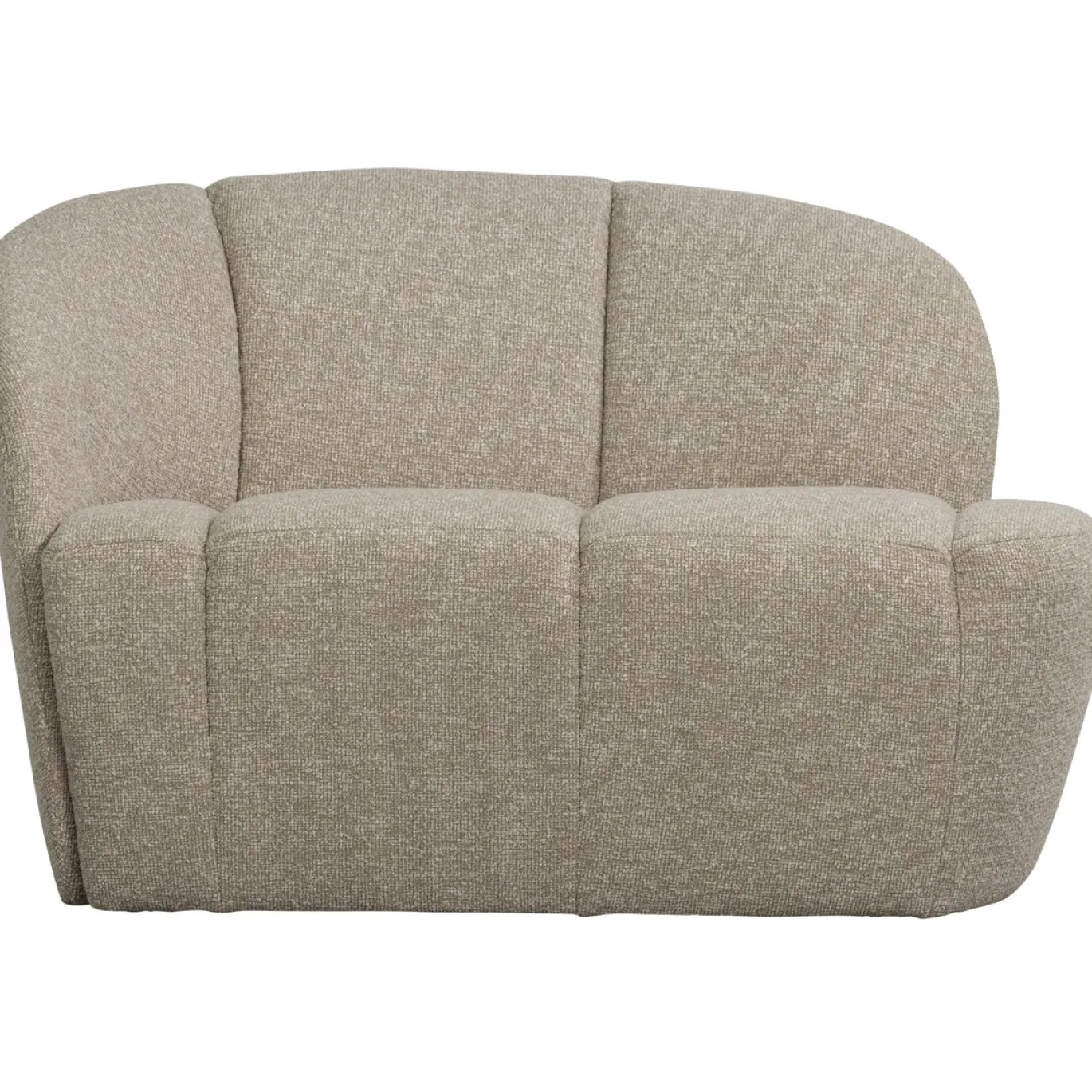 Woood 2-zits Bankje Mojo Links Boucle Beige Melange