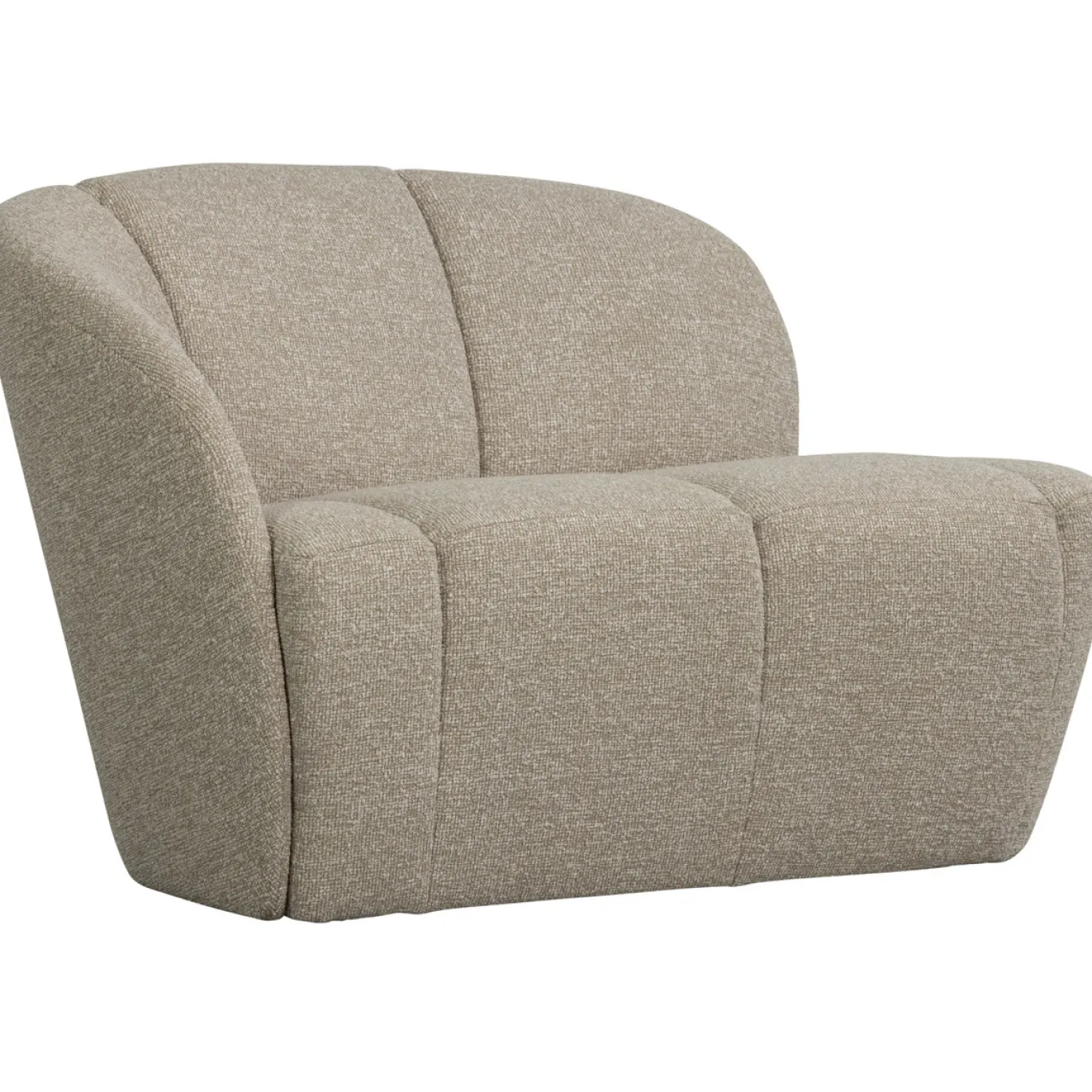 Woood 2-zits Bankje Mojo Links Boucle Beige Melange