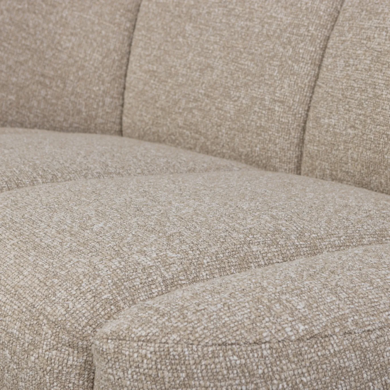 Woood 2-zits Bankje Mojo Links Boucle Beige Melange