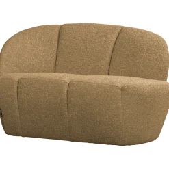 Woood 2-zits Bankje Mojo Links Boucle Geel/bruin Melange