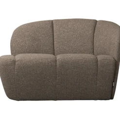 Woood 2-zits Bankje Mojo Rechts Boucle Bruin Melange