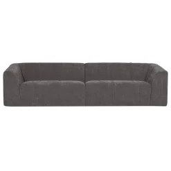Woood 4-Zits Bank Omaire Chenille Grijs