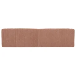Woood 4-Zits Bank Omaire Chenille Lichtroze