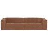 Woood 4-Zits Bank Omaire Chenille Roestbruin