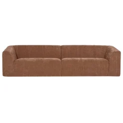 Woood 4-Zits Bank Omaire Chenille Roestbruin