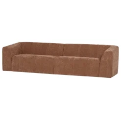 Woood 4-Zits Bank Omaire Chenille Roestbruin