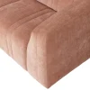 Woood 2-Zits Bank Omaire Chenille Lichtroze