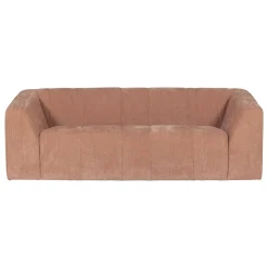 Woood 2-Zits Bank Omaire Chenille Lichtroze