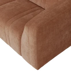 Woood 2-Zits Bank Omaire Chenille Roestbruin