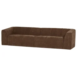 Woood 4-Zits Bank Omaire Chenille Lichtbruin