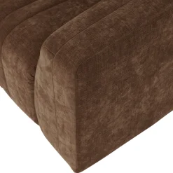 Woood 4-Zits Bank Omaire Chenille Lichtbruin