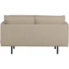 Woood 2-Zitsbank Rodeo Bouclé Beige