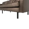 Woood 3-zits Bank Rodeo Metallic Koper Bruin