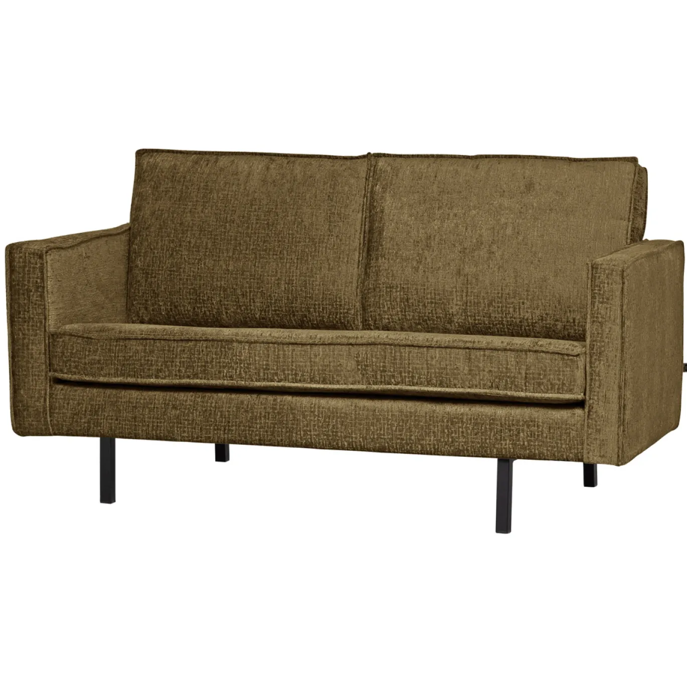 Woood 2-Zitsbank Rodeo Structure Velvet Brass