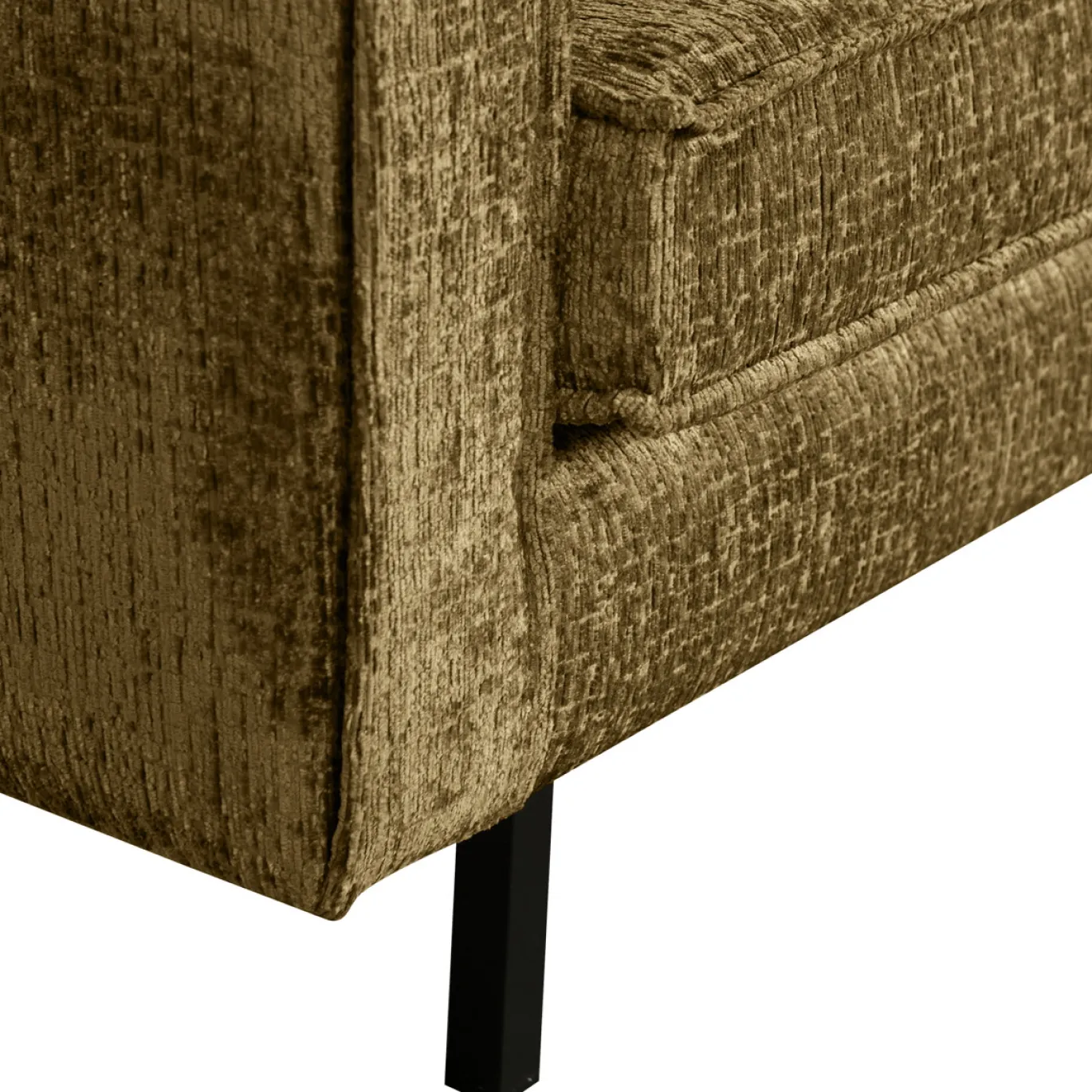 Woood 2-Zitsbank Rodeo Structure Velvet Brass