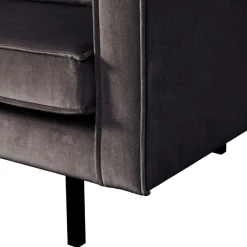 Woood 2-Zitsbank Rodeo Velvet Antraciet
