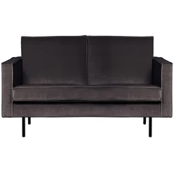 Woood 2-Zitsbank Rodeo Velvet Antraciet