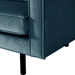 Woood 2-Zitsbank Rodeo Velvet Blauw