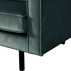 Woood 2-Zitsbank Rodeo Velvet Groenblauw