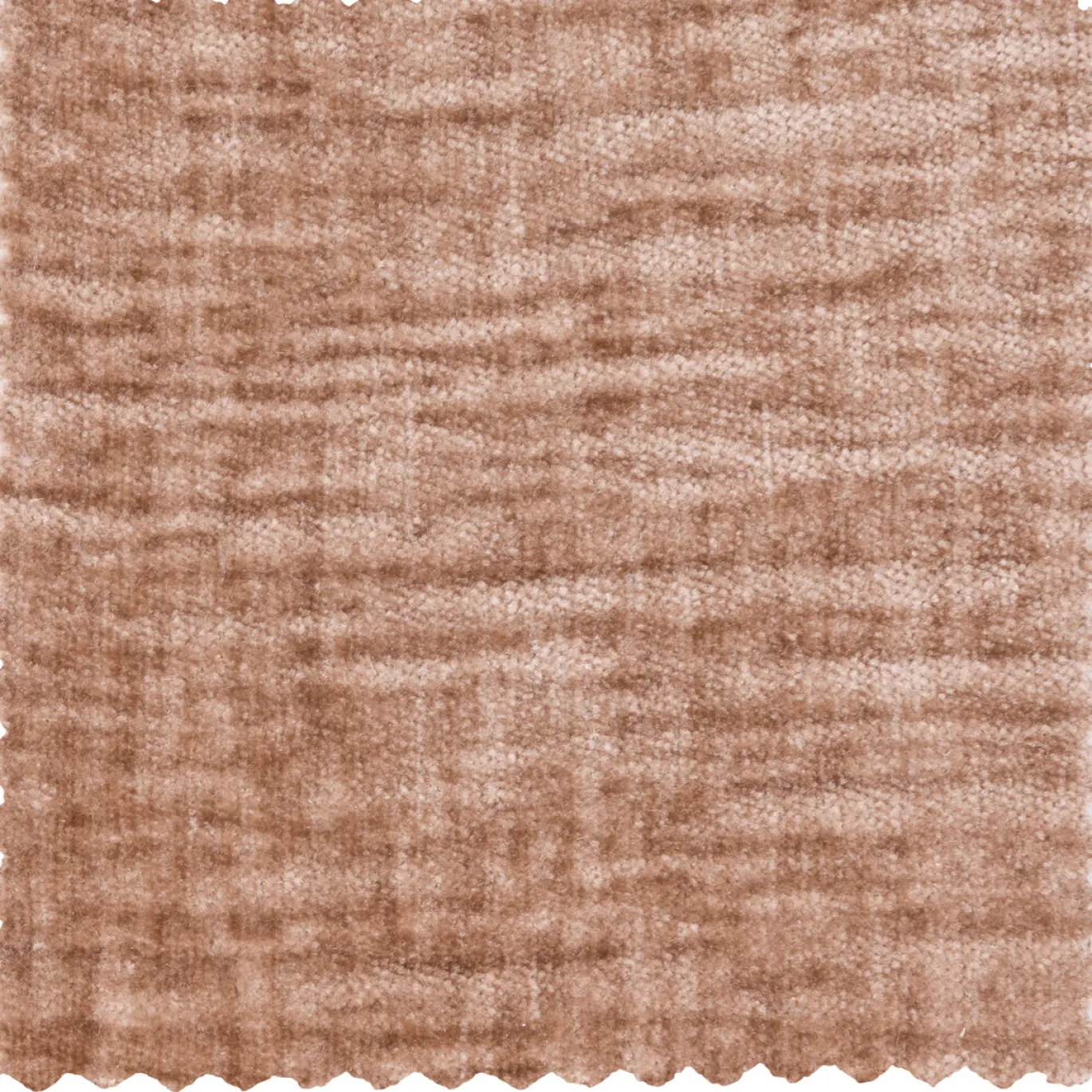 Woood 3-zits Bank Statement 230cm Chenille Velvet Perzikroze