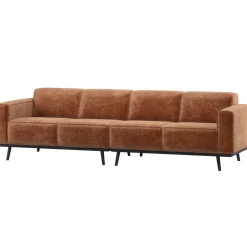 Woood 4-zits Bank Statement 280cm Chenille Velvet Terra