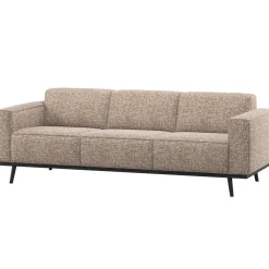 Woood 3-zits Bank Statement 230cm Lichtbruin Melange