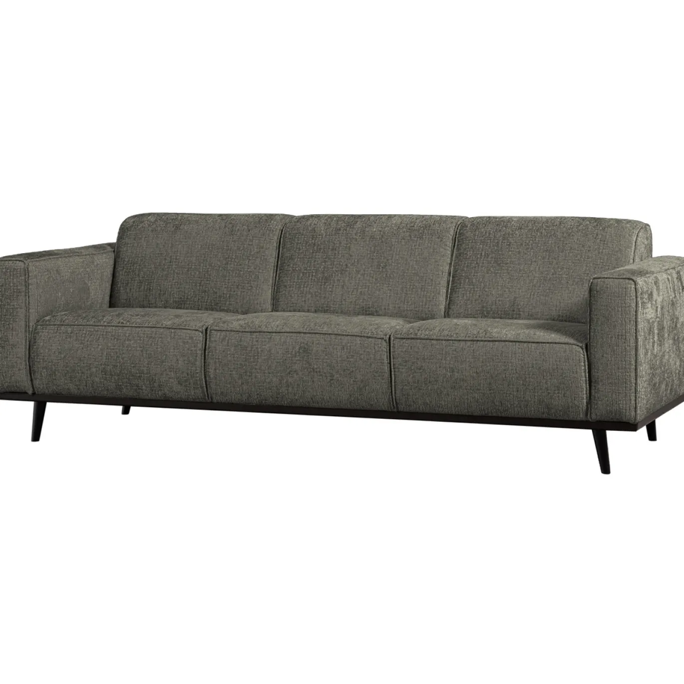 Woood 3-zits Bank Statement 230cm Structure Velvet Frost