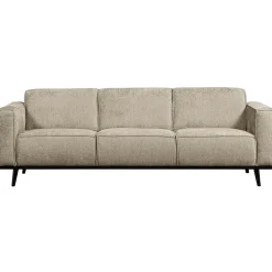 Woood 3-zits Bank Statement 230cm Structure Velvet Wheatfield