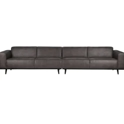Woood 4-zits Bank Statement Xl 372cm Ecoleer Donkergrijs