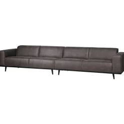 Woood 4-zits Bank Statement Xl 372cm Ecoleer Donkergrijs