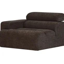 Woood 1-zits Element Arm Novi Links Donkerbruin Melange