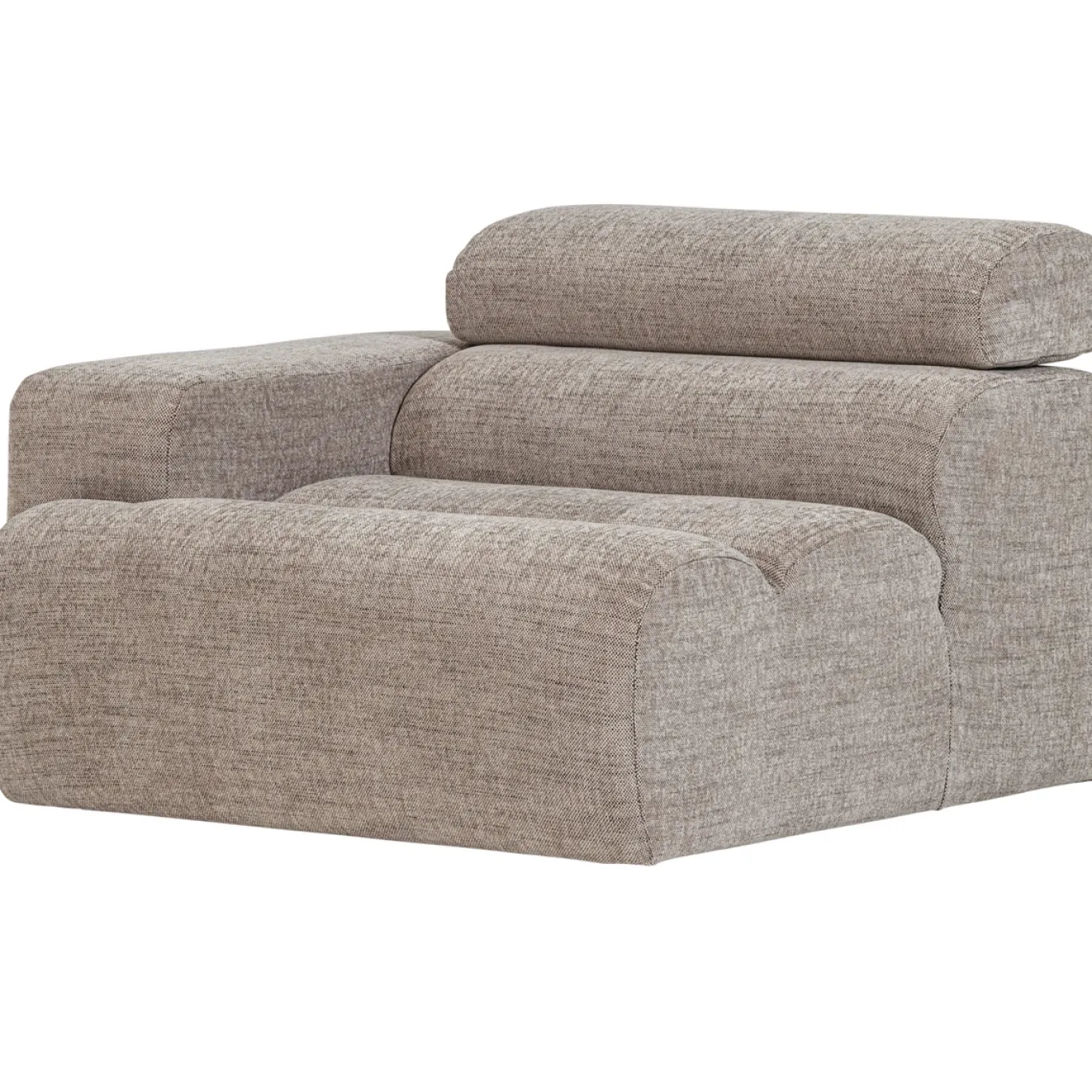 Woood 1-zits Element Arm Novi Links Naturel Melange