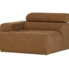 Woood 1-zits Element Novi Arm Links Bouclé Karamelbruin