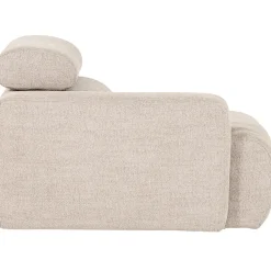 Woood 1-zits Element Novi Arm Links Bouclé Naturel