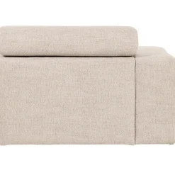 Woood 1-zits Element Novi Arm Links Bouclé Naturel