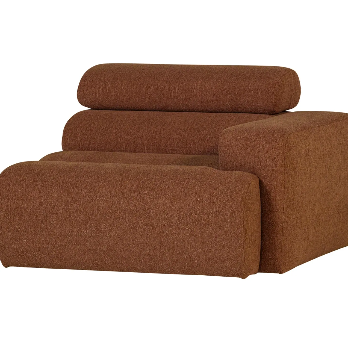 Woood 1-zits Element Novi Arm Rechts Bouclé Terra