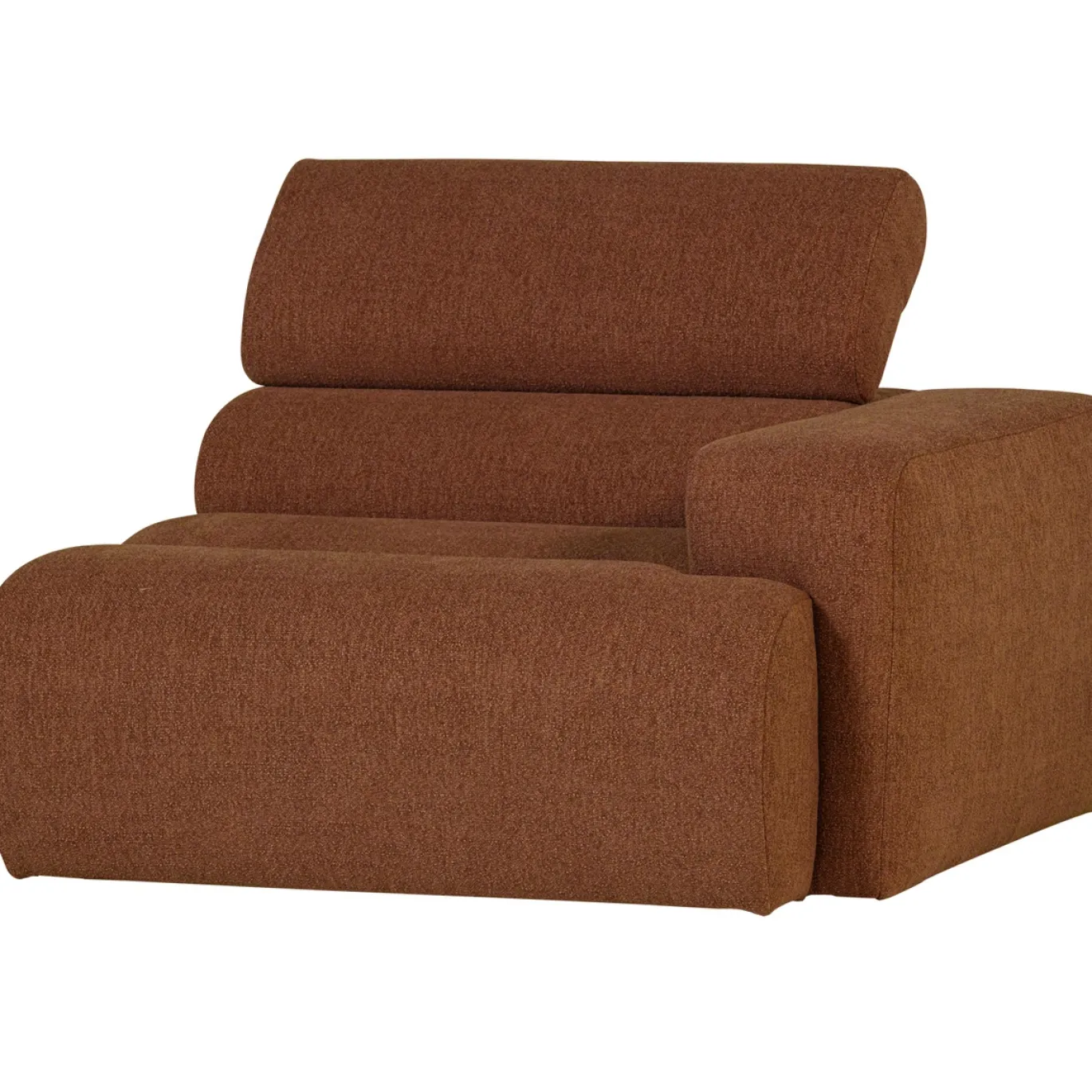 Woood 1-zits Element Novi Arm Rechts Bouclé Terra
