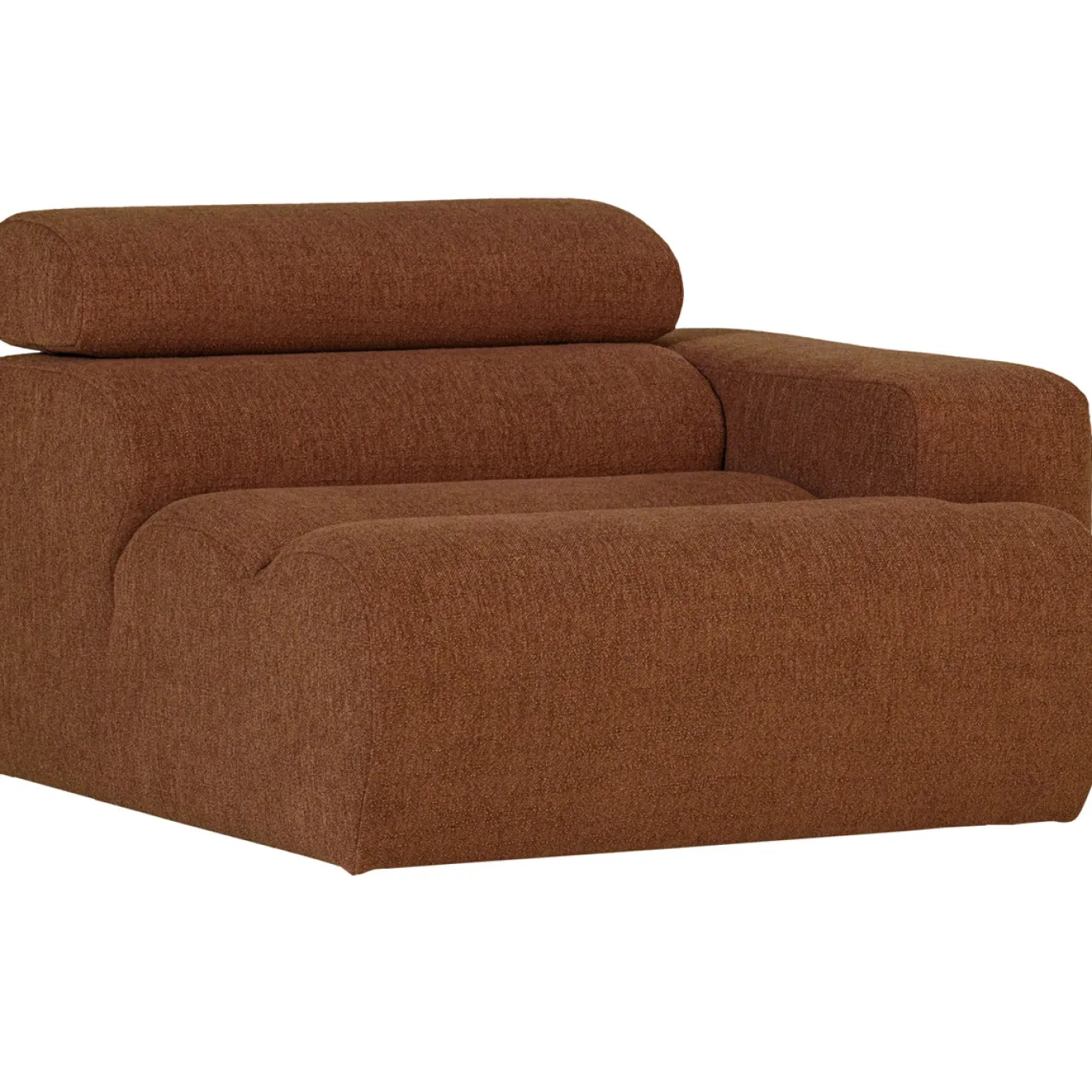 Woood 1-zits Element Novi Arm Rechts Bouclé Terra