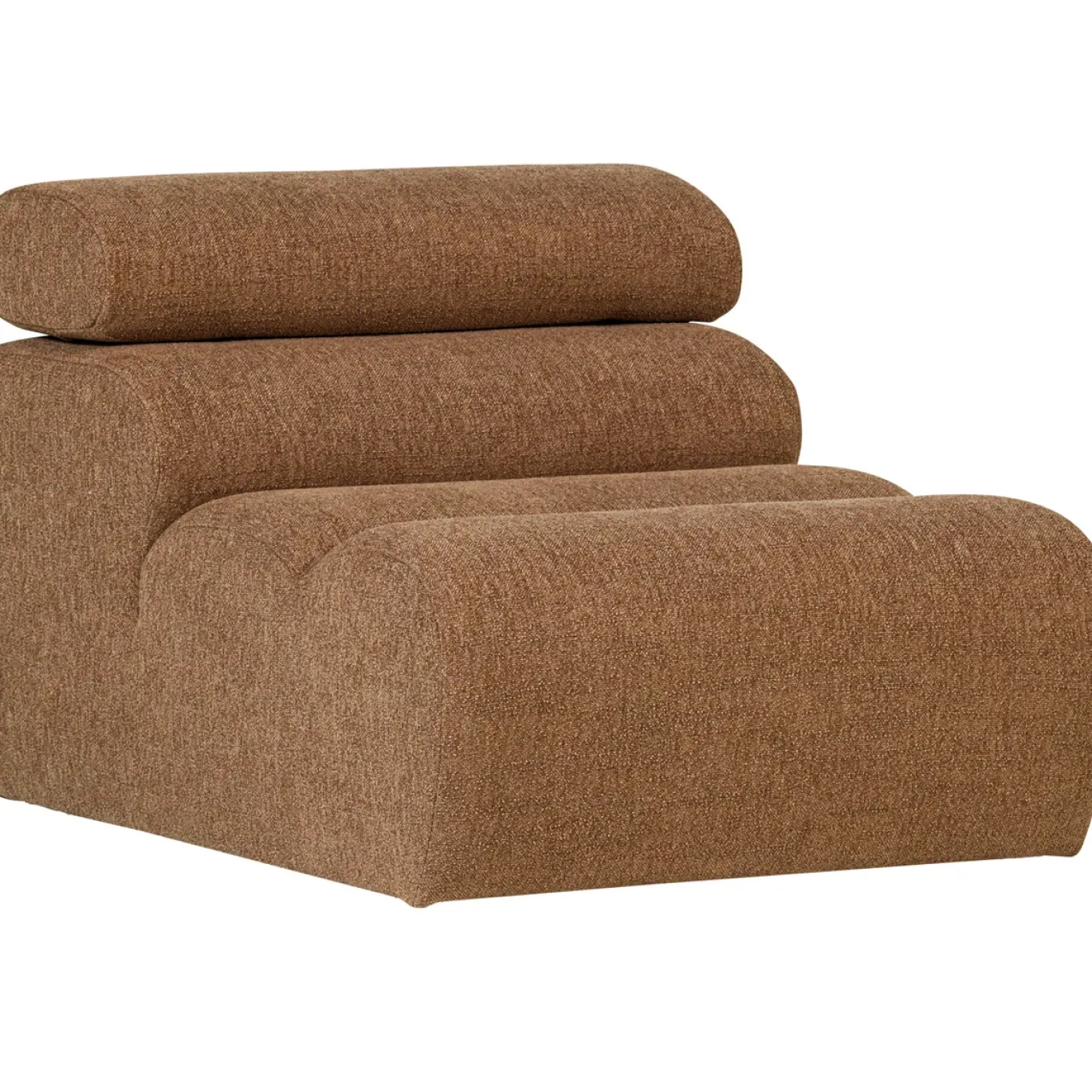 Woood 1-zits Element Novi Bouclé Karamelbruin