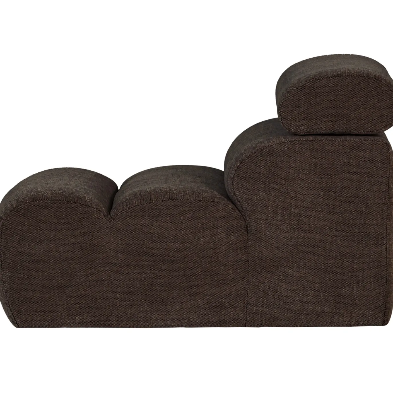 Woood 1-zits Element Novi Donkerbruin Melange