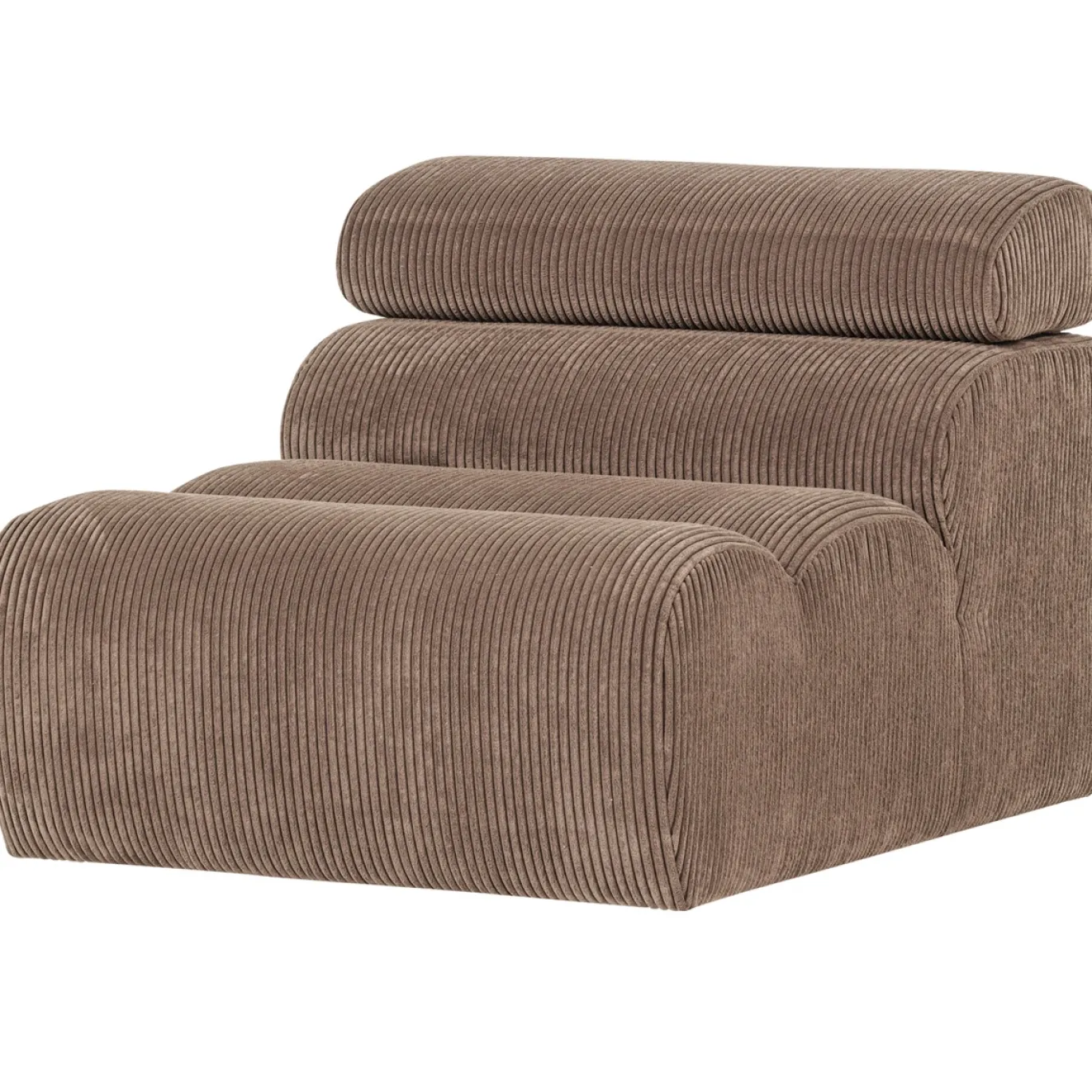 Woood 1-zits Element Novi Ribstof Taupe