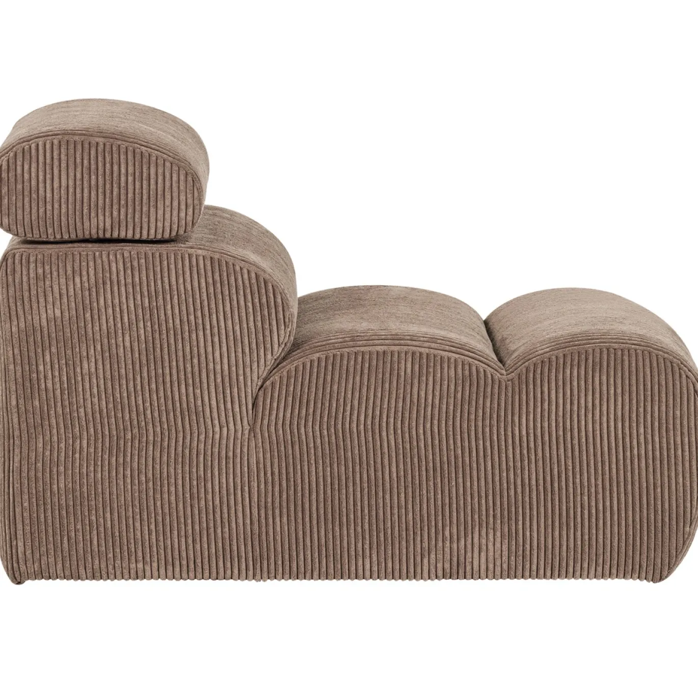 Woood 1-zits Element Novi Ribstof Taupe