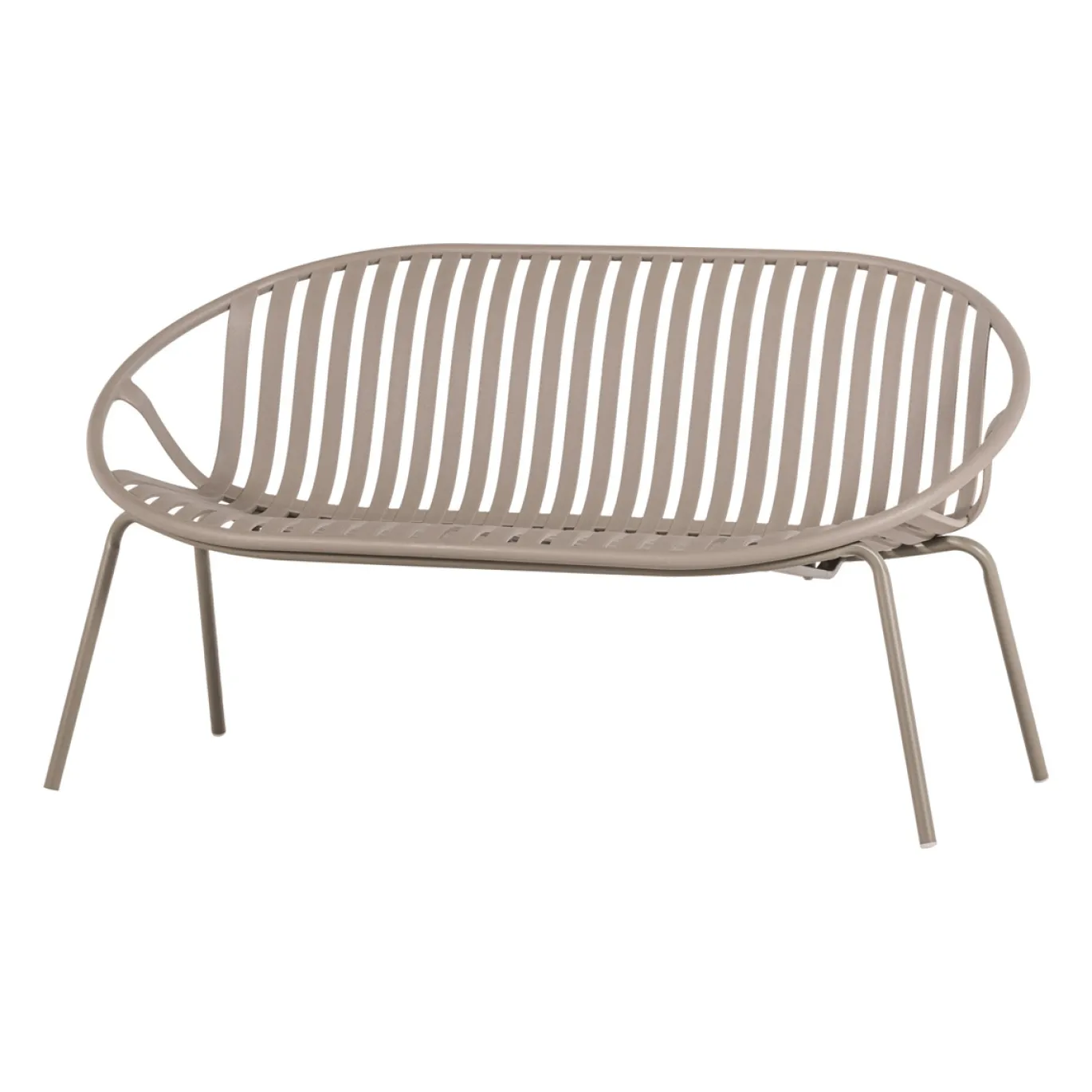 Woood 2-Zits Tuinbank Bruce Pp/metaal Zand