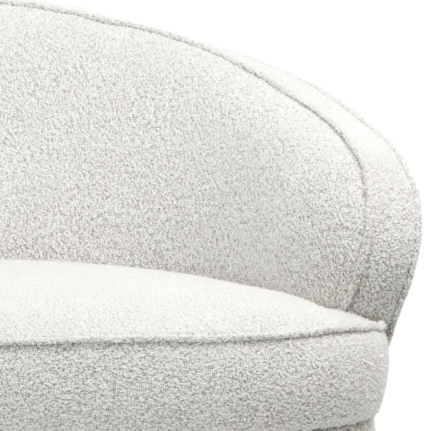2-Zits Bank Anna Boucle Naturel -Giga Meubel