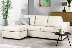 3-Zits Bank Bradfield Hotel Chique Beige - Giga Meubel