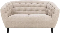 2-zits Bank Flora Beige Juto 150cm - Giga Living