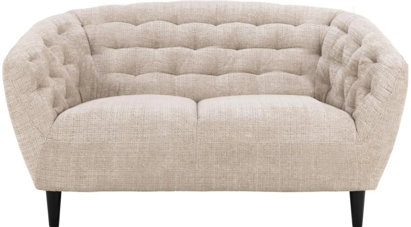 2-zits Bank Flora Beige Juto 150cm - Giga Living