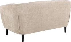 2-zits Bank Flora Beige Juto 150cm - Giga Living